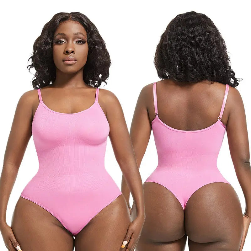 Lace shapewear suspender skirt suit
