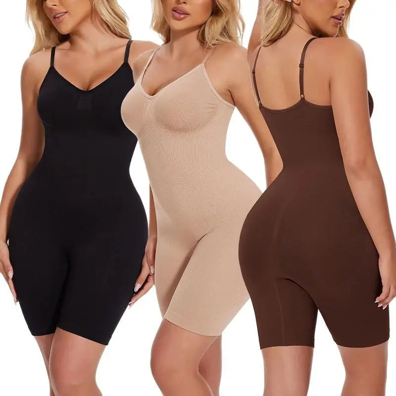 Conjoined Body Shapewear For Women Without A Crotch