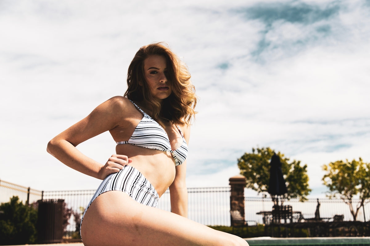 woman in bikini