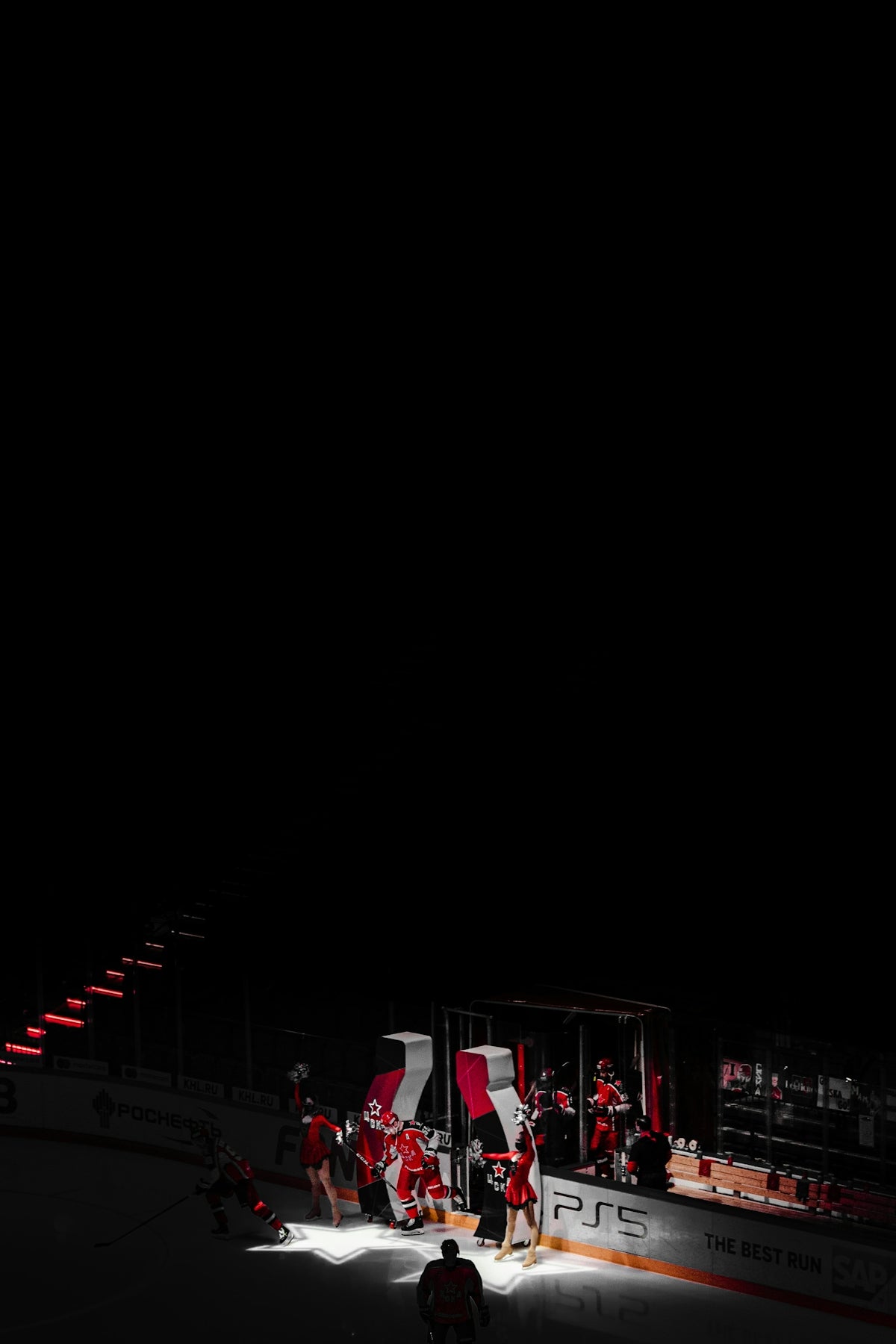 people walking on street during nighttime