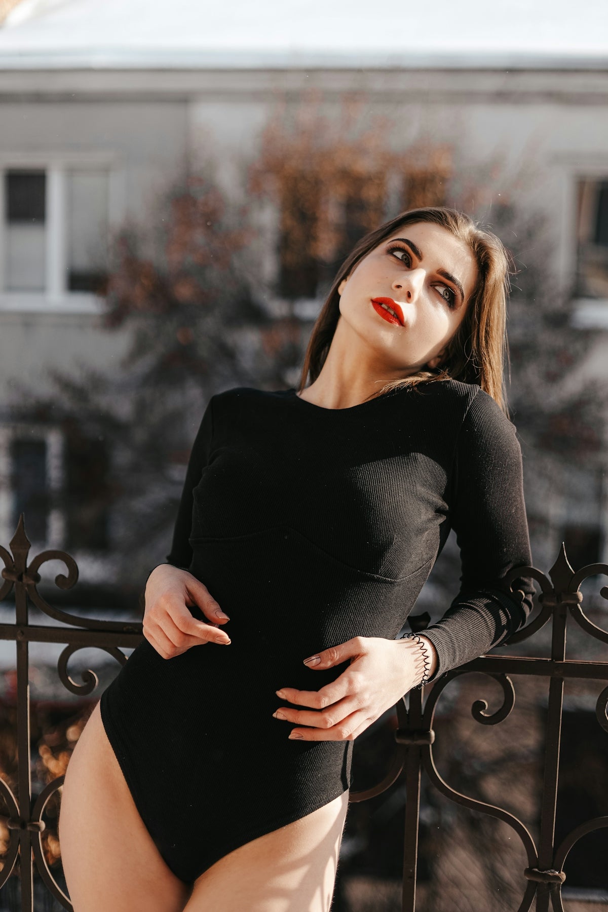 a woman posing for a picture