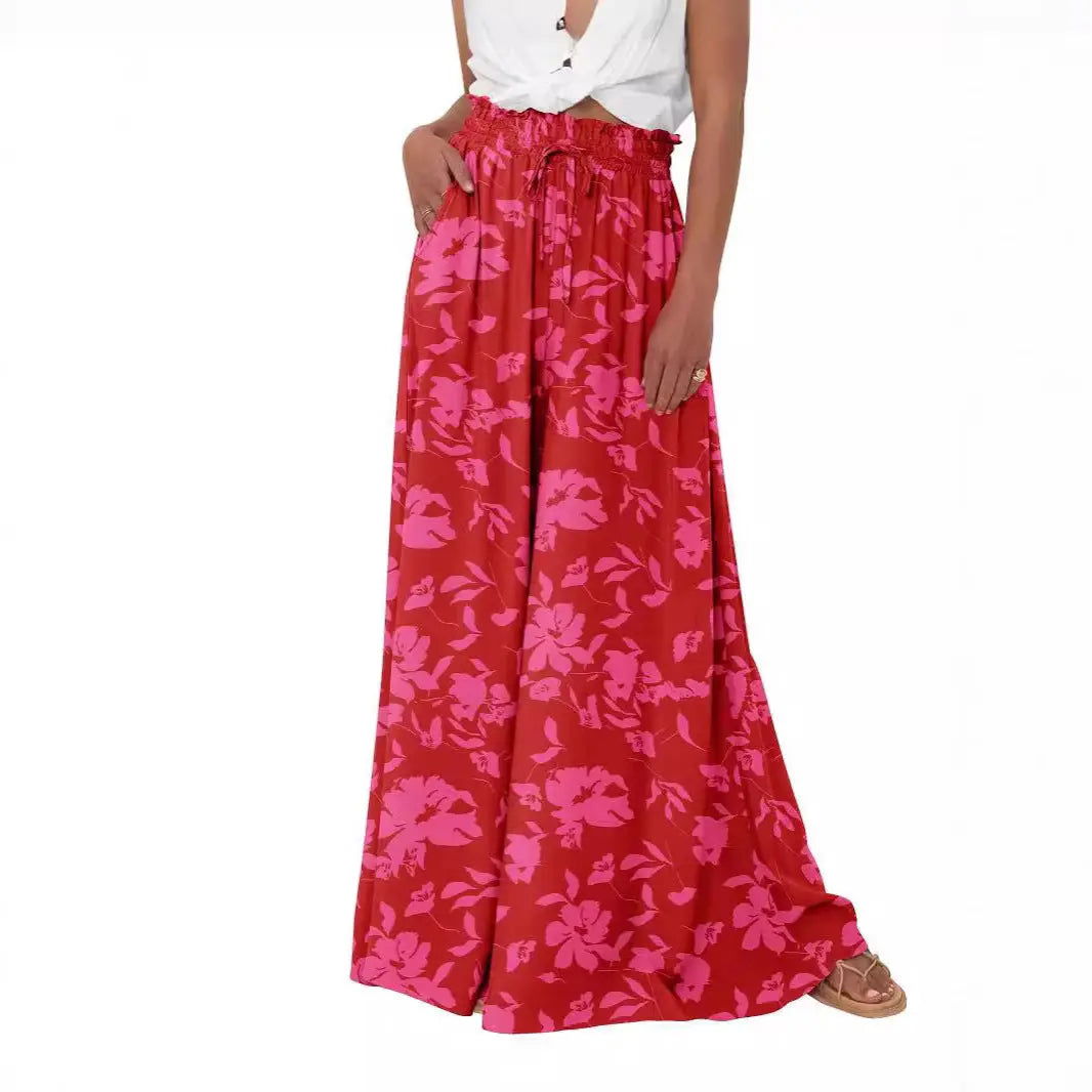 Women's High Waist Wide Leg Pants Casual Pants hercurva