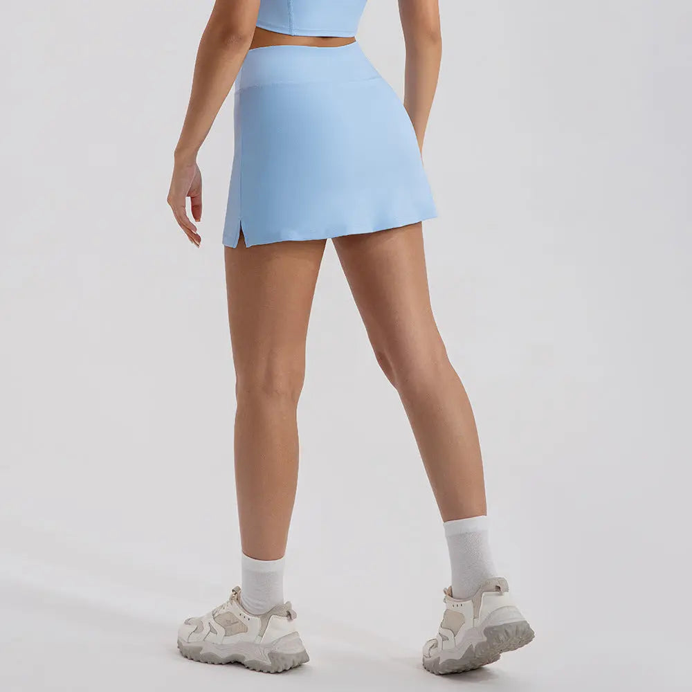 Slim Fit Yoga Skirts Breathable Mini Skirt Fitness Tennis Exercise Skirt hercurva