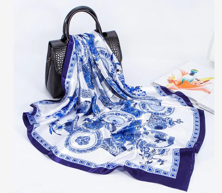 Digital Printed Square Silk Scarf hercurva