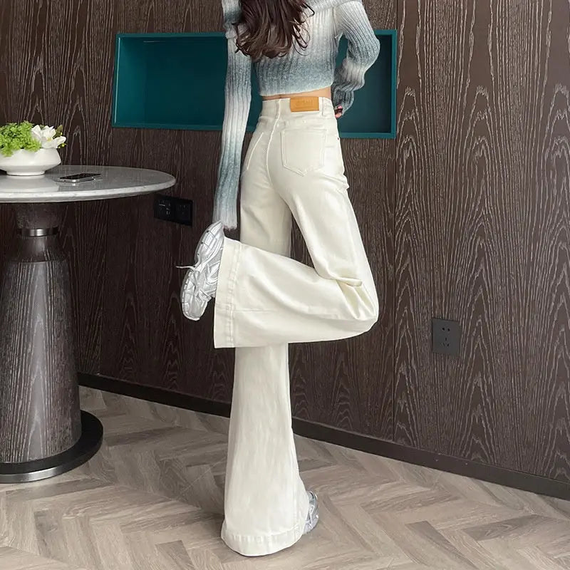 Women's Narrow Wide-leg Skinny Jeans hercurva