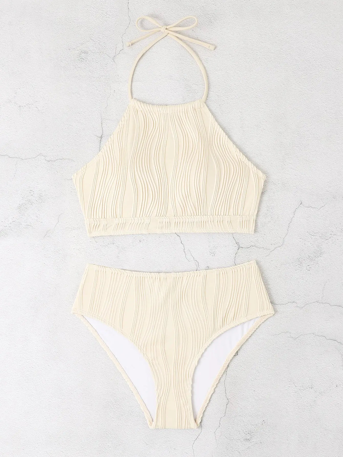 Fashion High Waist Apron Conservative Swimwear hercurva