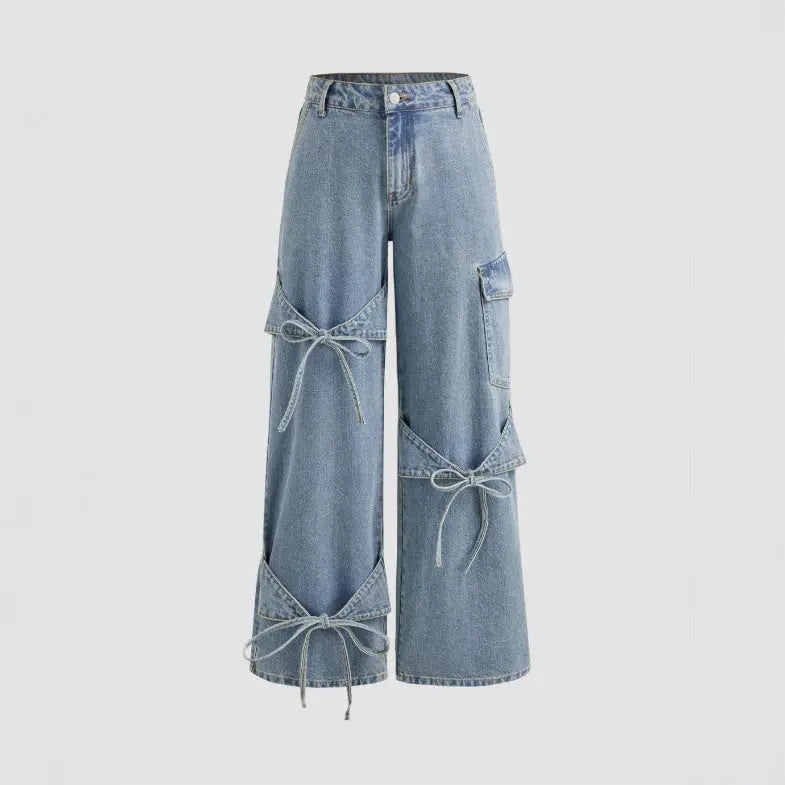 Women's Fashionable Wide Leg Pants Loose Trousers hercurva