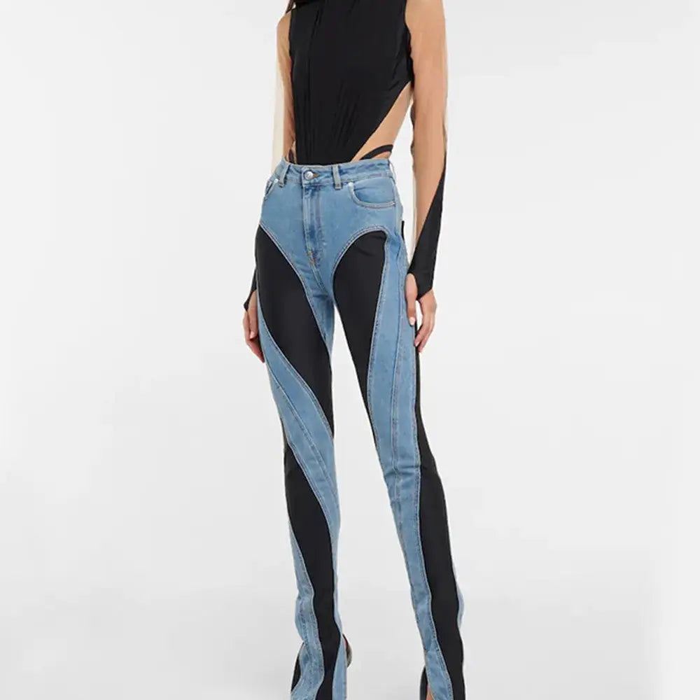 Women's Patchwork Washable Casual Pants hercurva