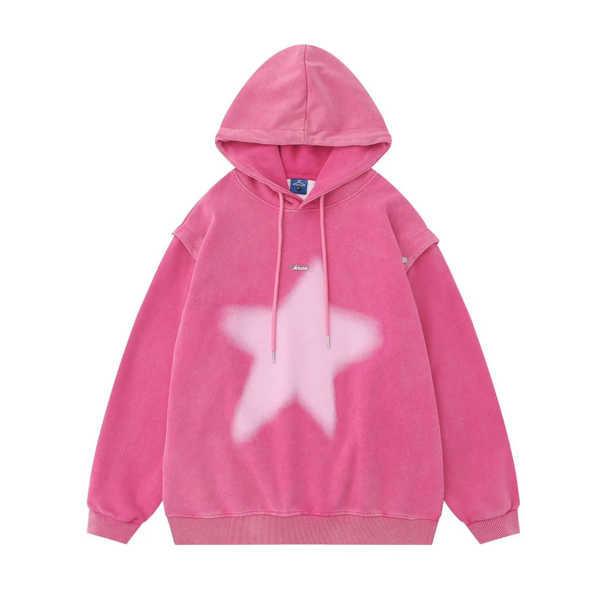 American-style XINGX Printed Distressed Detachable Sweater Autumn Couple Loose Top hercurva