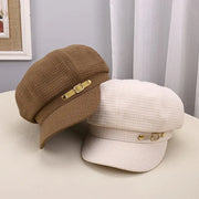 Women's Outdoor Warm Sunshade Pleated Octagonal Hat hercurva