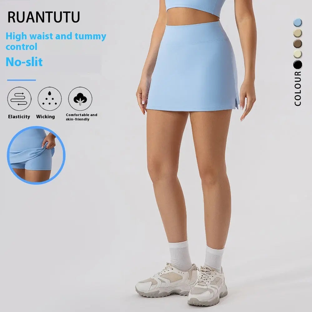 Slim Fit Yoga Skirts Breathable Mini Skirt Fitness Tennis Exercise Skirt hercurva