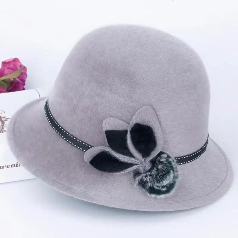 Flower Fashion Hat Temperament Fairy Style Fisherman's hercurva