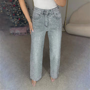 Summer High Waist All-matching Pants Women's Denim hercurva