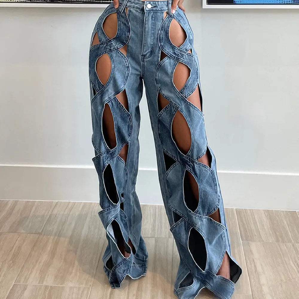 Casual Love Twist Jeans For Women hercurva