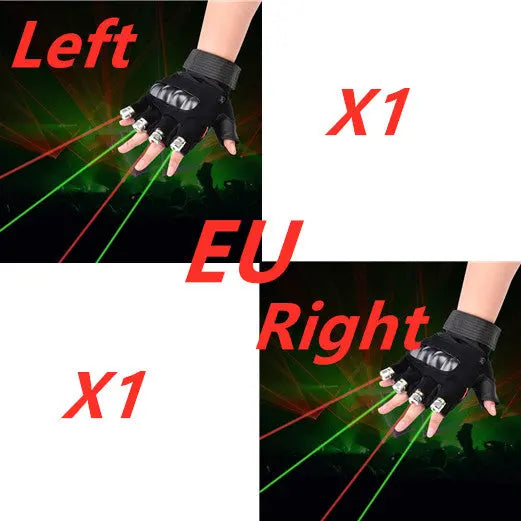 Stage Show  Red Green Laser Gloves hercurva