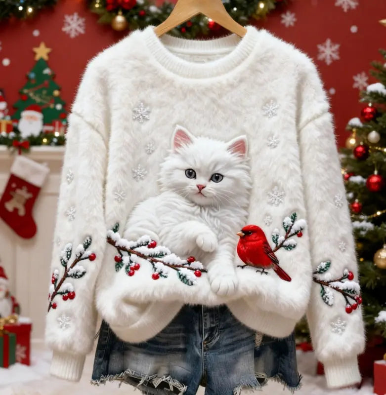 Christmas Retro Green Unisex Sweater hercurva
