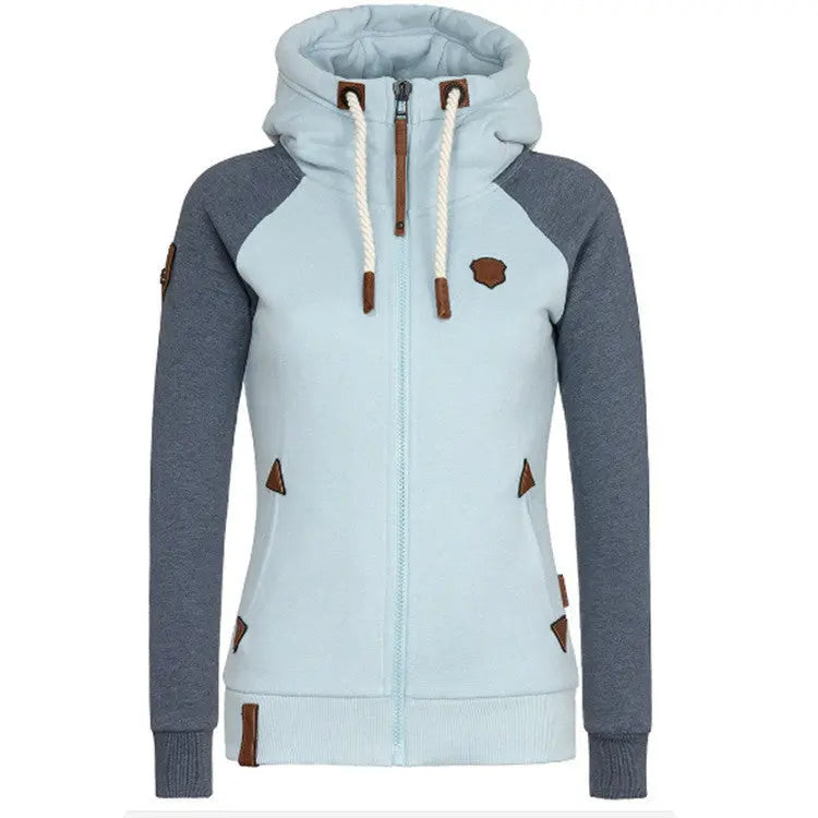 Contrast Hooded Sweatshirt hercurva