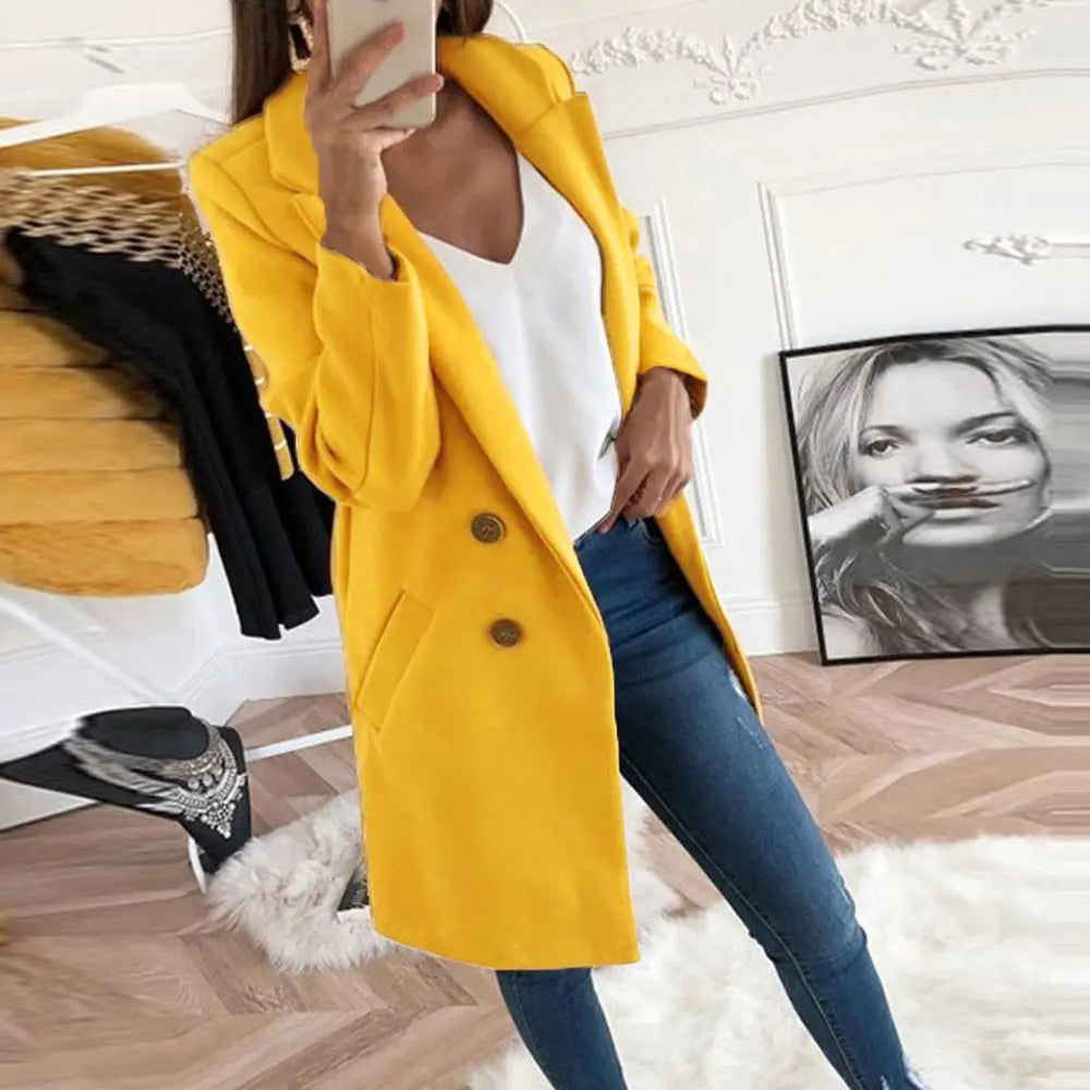 Medium Long Wool Coat hercurva