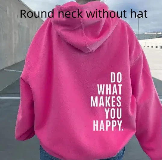 Do What Makes You Happy Sweatshirt Large Sweater hercurva