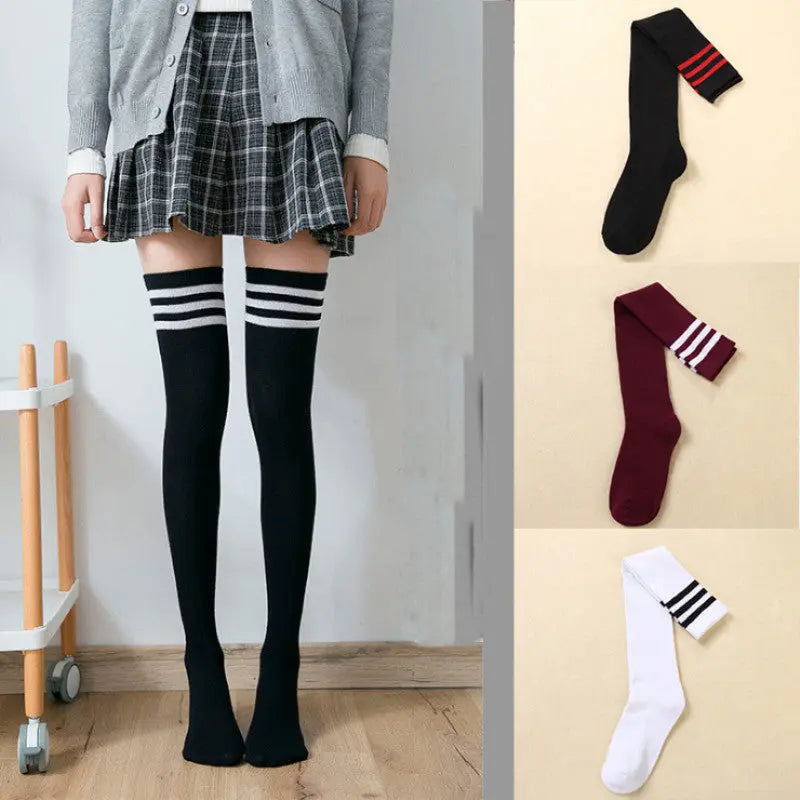 Striped stockings ladies stockings hercurva