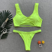 Cutout swimsuit ladies sexy swimwear hercurva