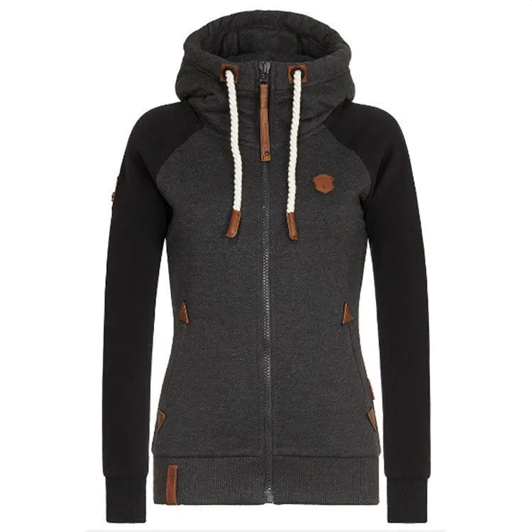 Contrast Hooded Sweatshirt hercurva