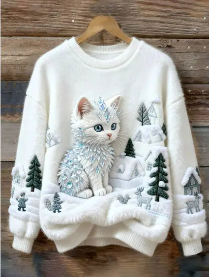 Christmas-themed 3D Digital-print Hoodie hercurva