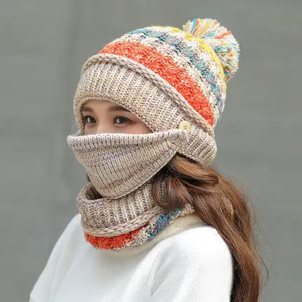 Korean winter knitted hat hercurva