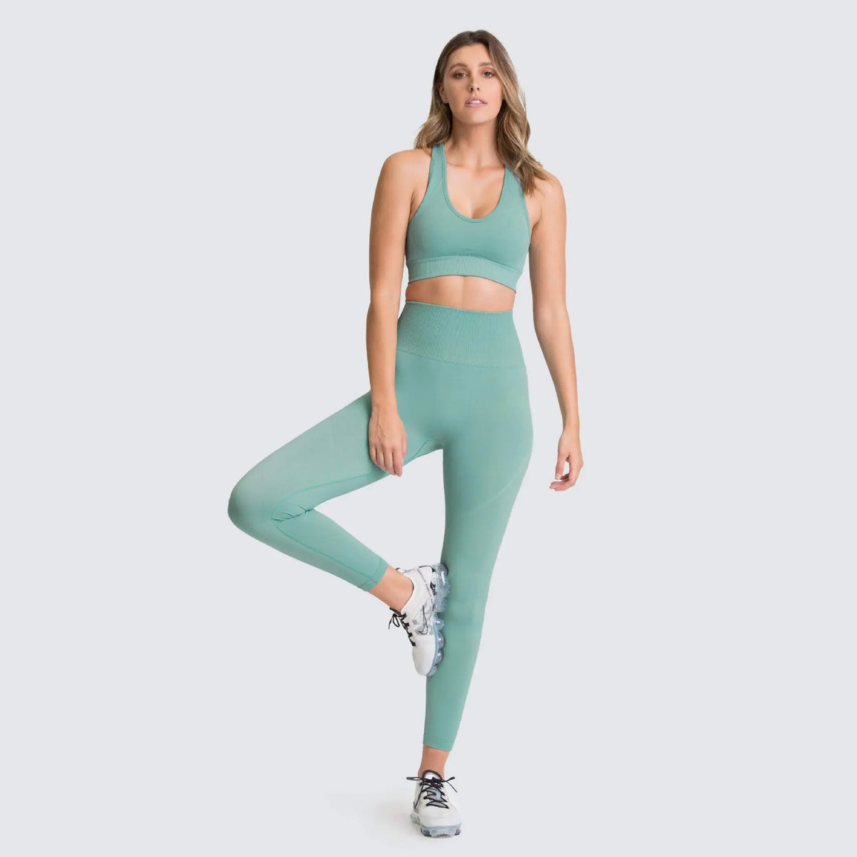 Seamless Gym Set Nylon Woman Sportswear hercurva