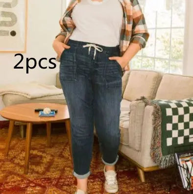 Women's Loose All-match Casual Straight-leg Jeans hercurva