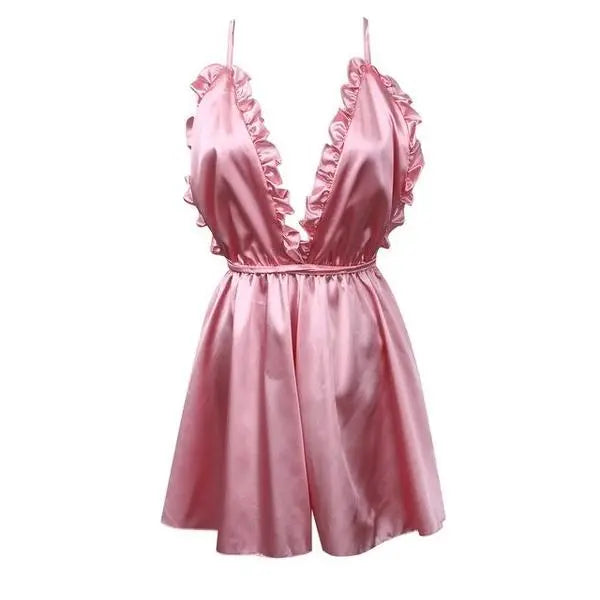Fashion Women Sexy Sleepwear Style Jumpsuit Rompers Clubwear Playsuit Trousers 3 color hercurva