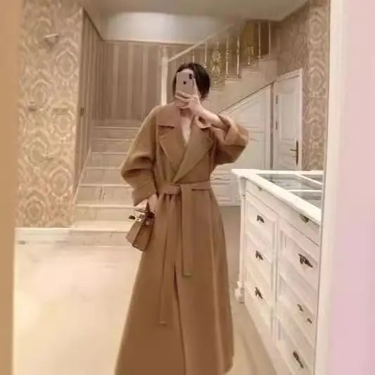 Small Wool Woolen Woolen Coat hercurva
