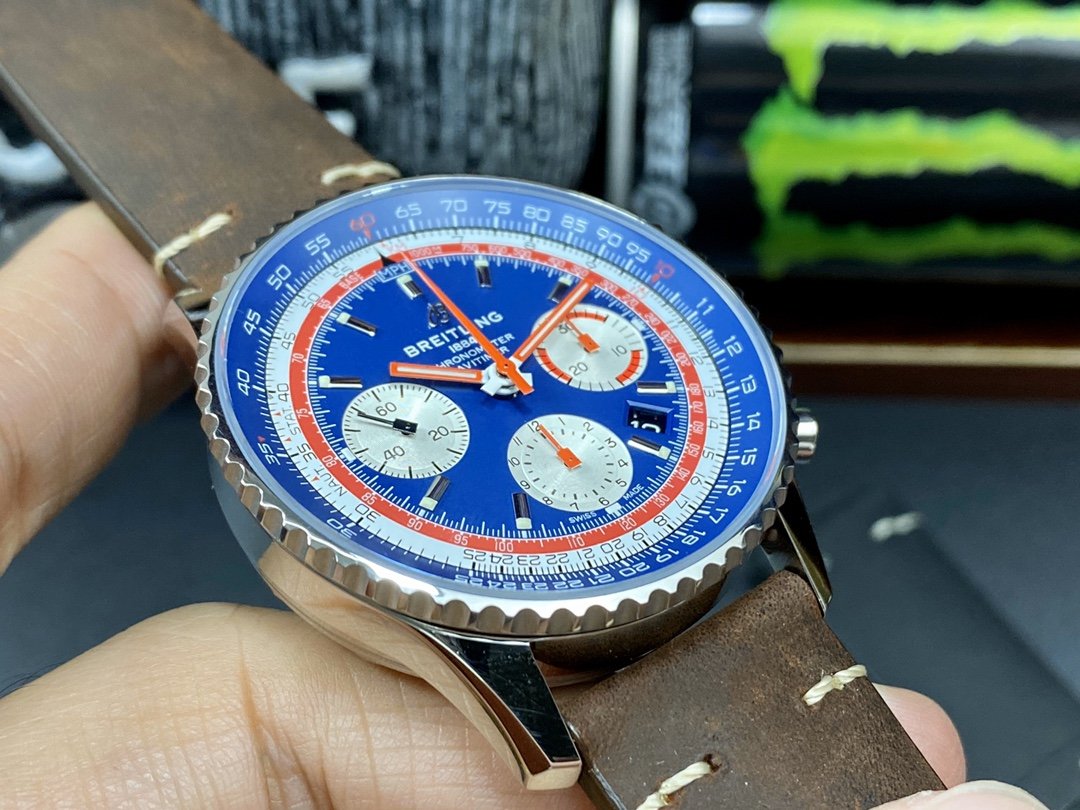 NAVITIMER B01 STEEL CASE BLUE DIAL