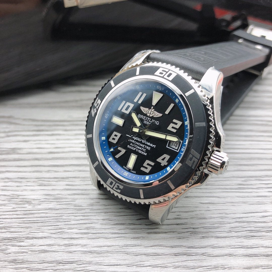 SUPEROCEAN 42 AUTOMATIC BLUE BLACK DIAL