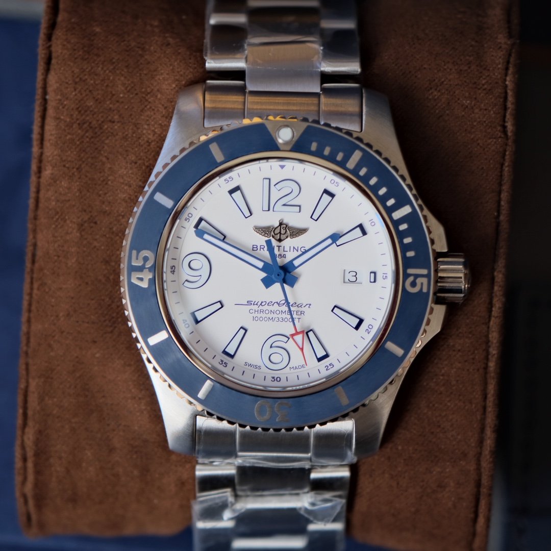 SUPER OCEAN 42 STAINLESS STEEL WHITE DIAL