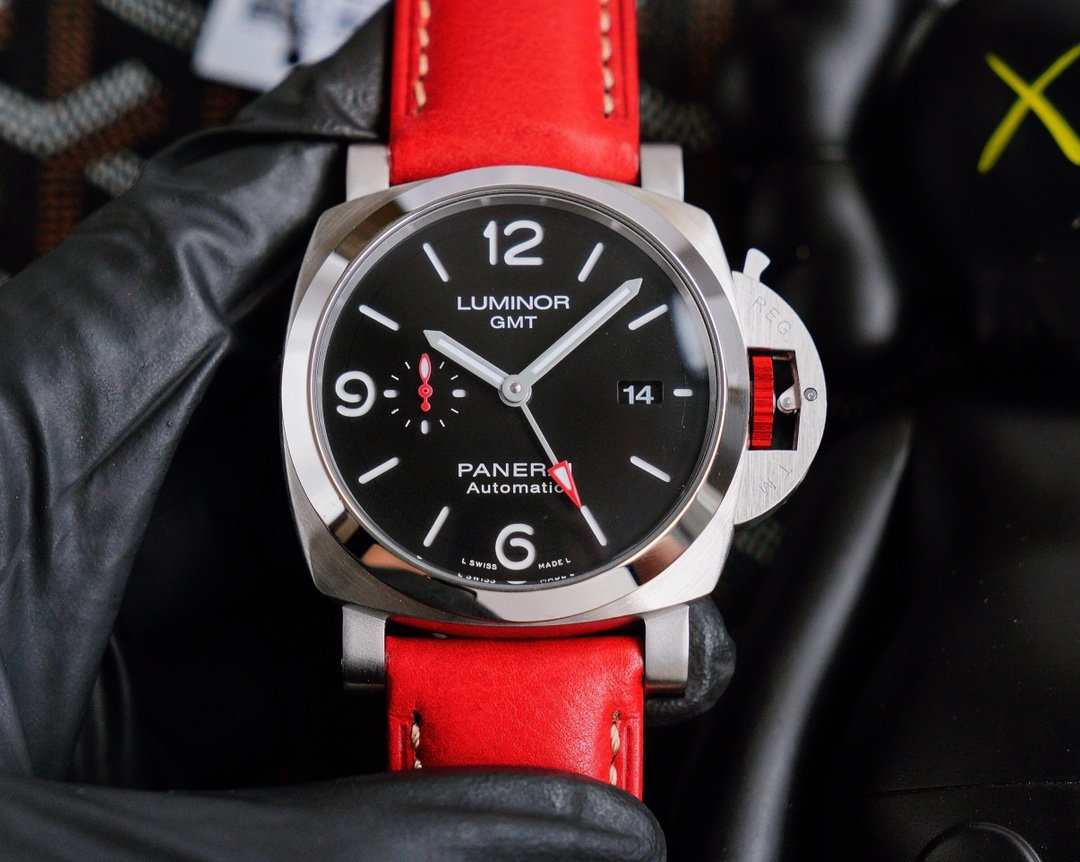 LUMINOR 1950 3 DAYS GMT BLACK DIAL
