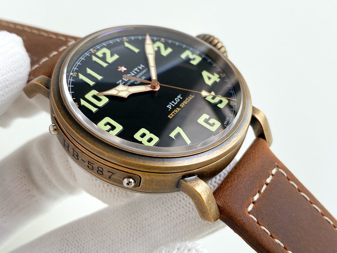 PILOT TYPE 20 45MM BRONZE CASE BLACK DIAL