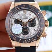 DAYTONA 40 CERAMIC ROSE GOLD METEORITE DIAL