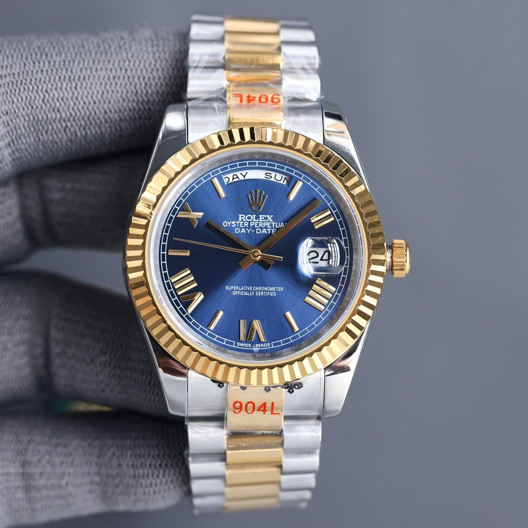 DAY-DATE 40 GOLD STEEL JUBILEE BRACELET 1