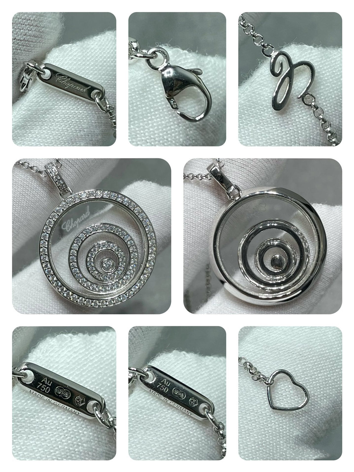 HAPPY SPIRIT DIAMOND PAVED NECKLACE