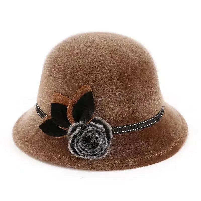 Flower Fashion Hat Temperament Fairy Style Fisherman's hercurva