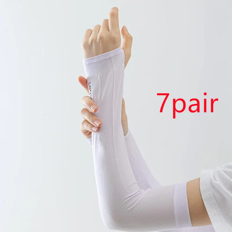 Summer Sun Protection Women's Men's Oversleeves Outdoor hercurva