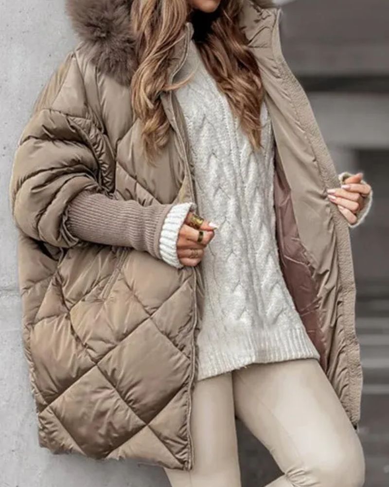 CELINA - Winter Zip Hooded Jacket VEV41299