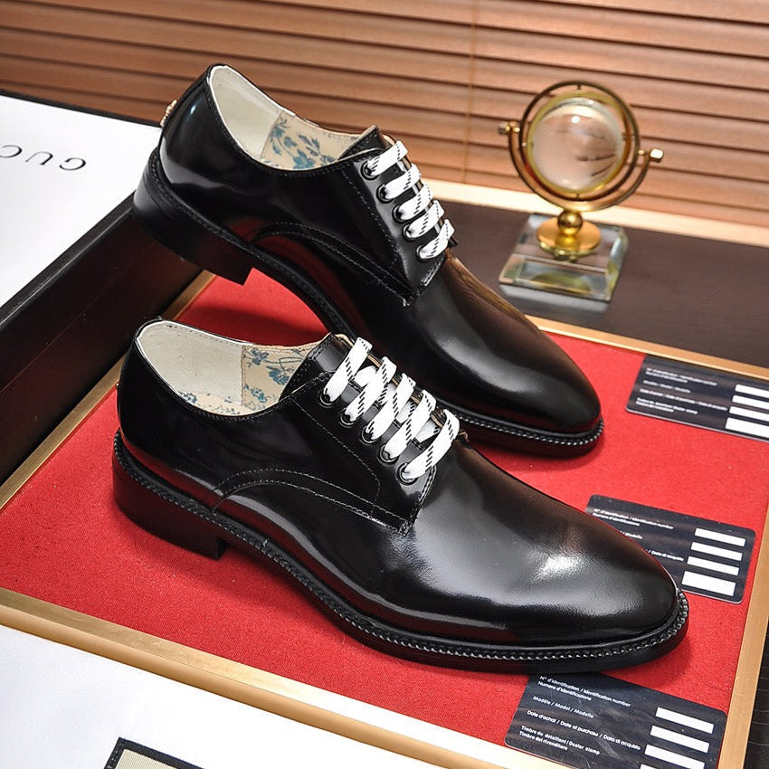 GG Men's Loafer Black Patent Leather 135542