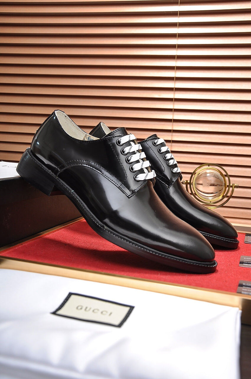 GG Men's Loafer Black Patent Leather 135542