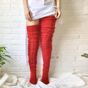 Stack stockings over the knee hercurva