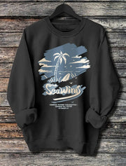 Women's Long Sleeved Printed Hoodie hercurva