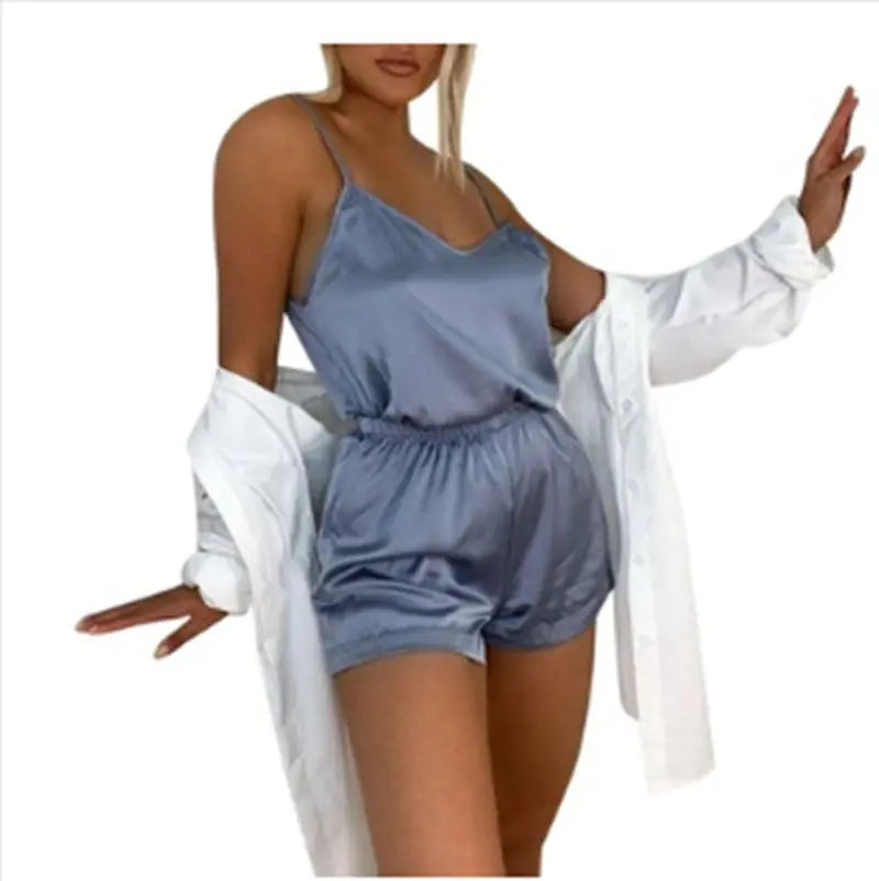 Women Sexy Sleepwear Sleeveless Babydoll Strap hercurva