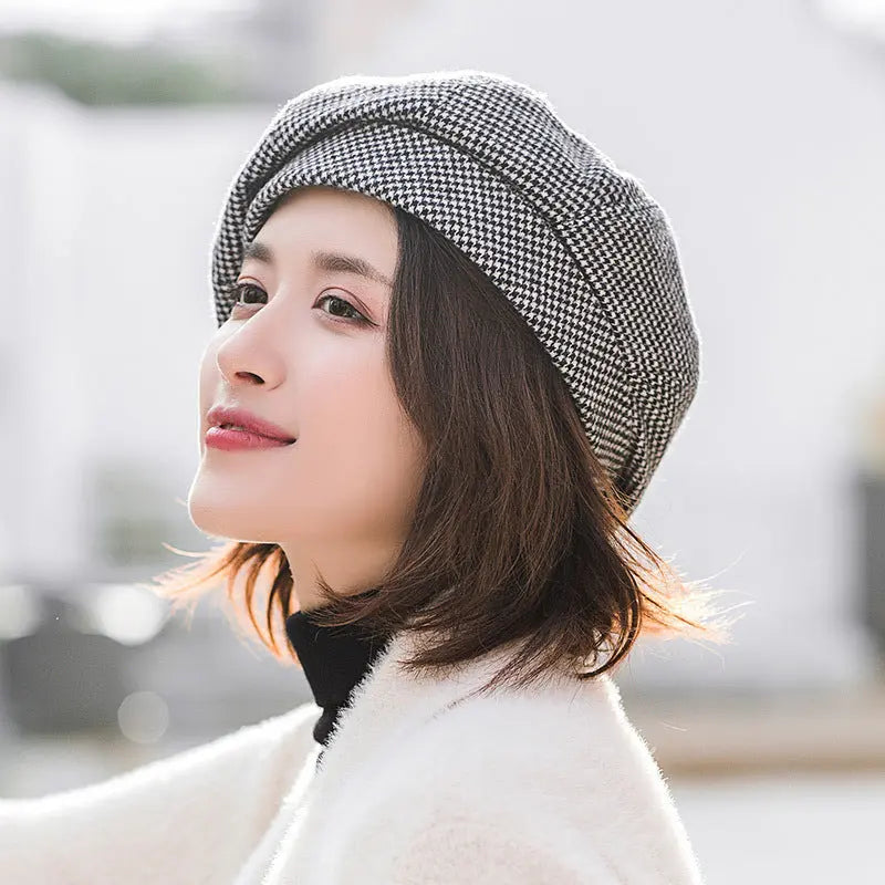 Korean Version Of British Retro Octagonal Hat hercurva