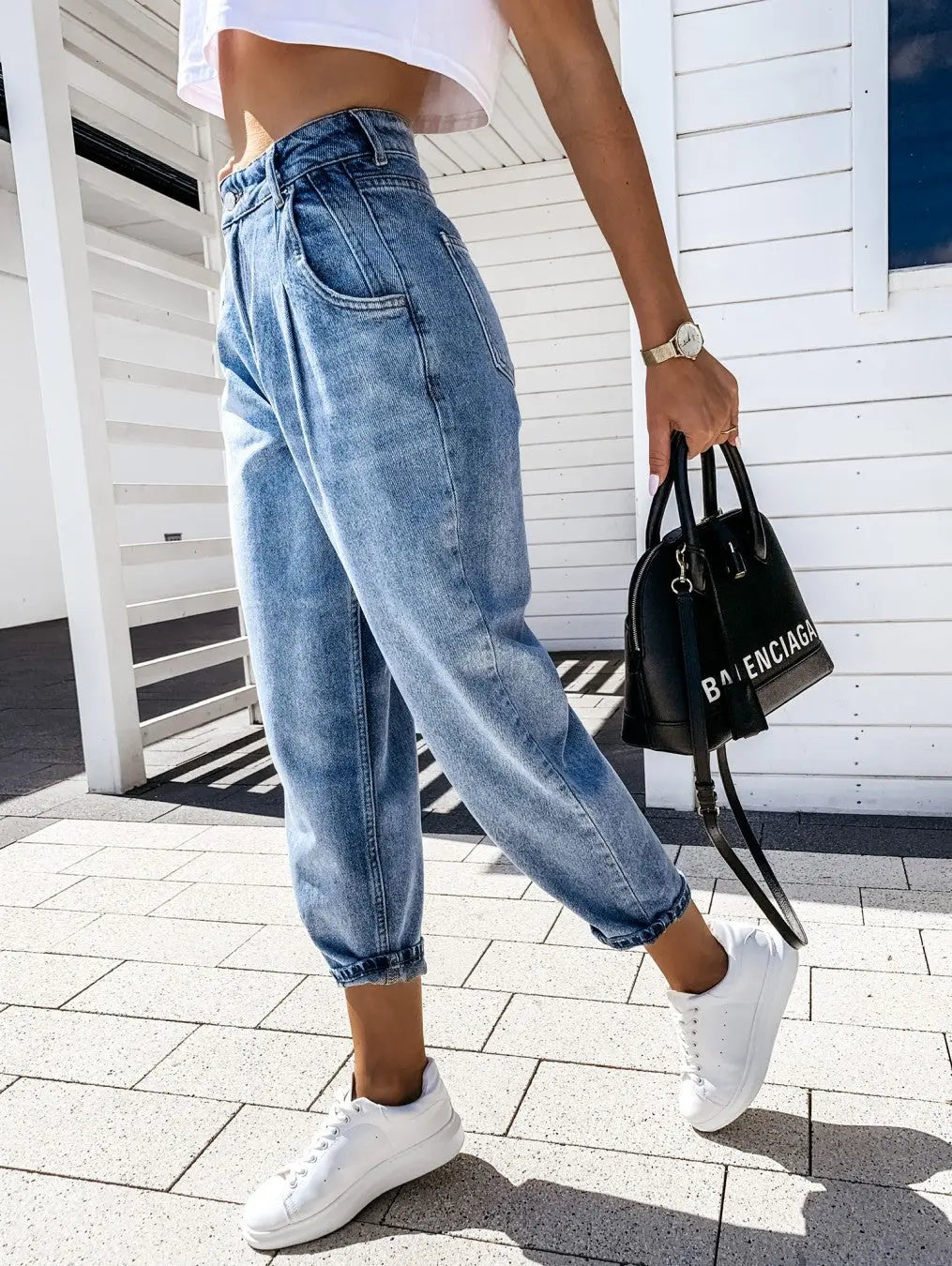 Casual Temperament Harem Pants Trousers Women's Jeans hercurva